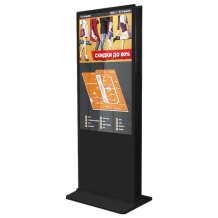 Vormatic 65" Dual LCD Kiosk напольный внутренний