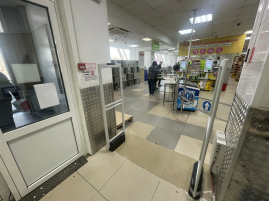 Гипермаркет Абсолют, г. Иркутск, ул. Розы Люксембург 215В - проход 160 см