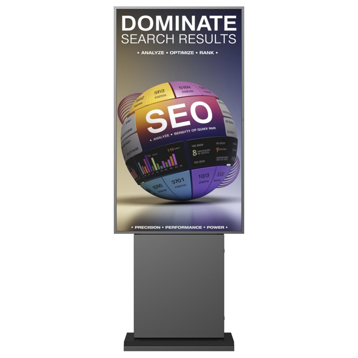 Рекламный экран Vormatic 49" LCD Ultra Slim Display напольный уличный4