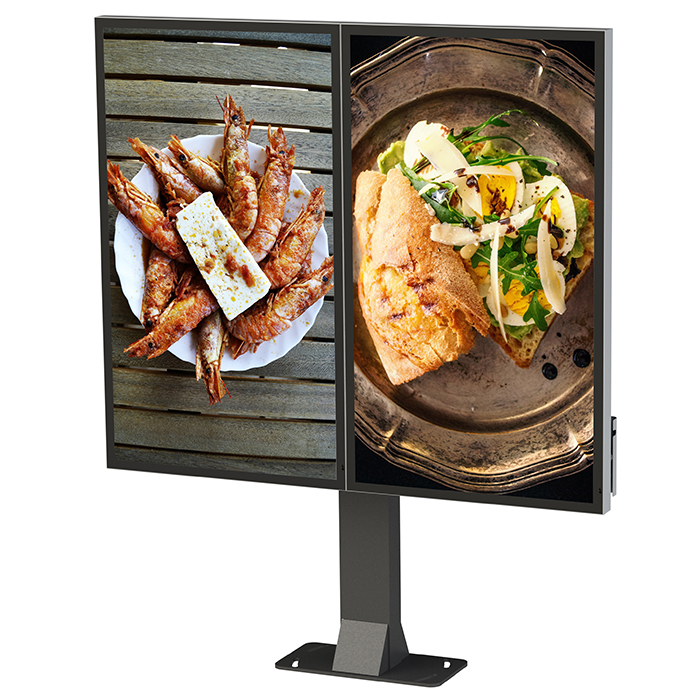 Рекламный экран Vormatic 49" LCD Slim Display напольный уличный4