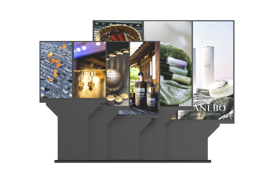 Рекламный экран Vormatic 49" LCD Ultra Slim Display напольный уличный6